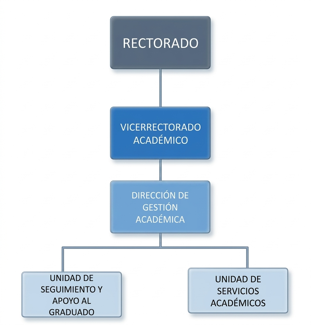 Organigrama Gestión Académica UNAMBA